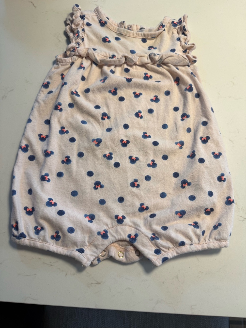 Disney baby GapLight Pink Polka Dot Minnie Footie
